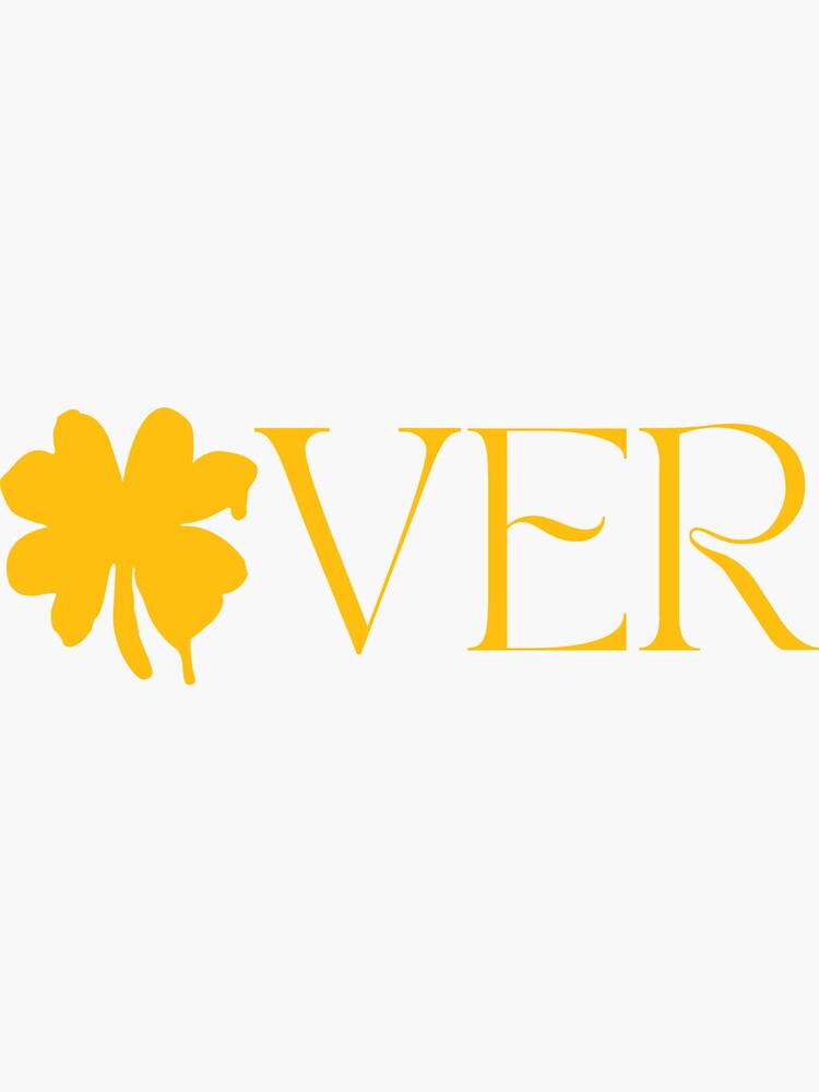 lucky-daye-over-single-cover-logo-sticker-by-fanshop858-redbubble
