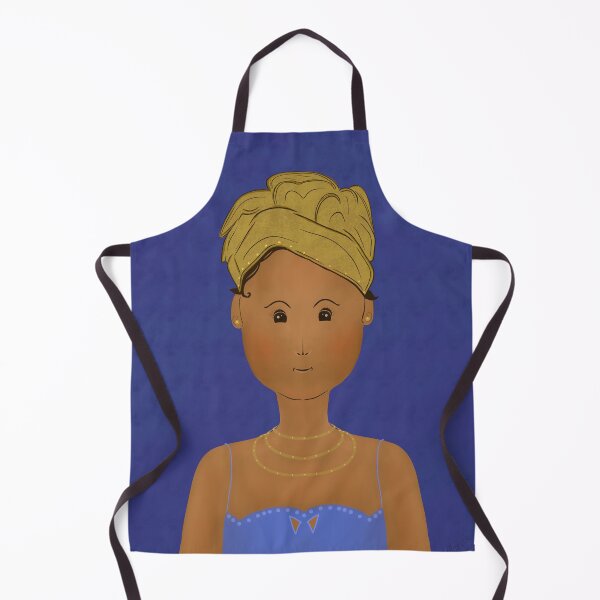 Artikelvorschau, Vereinfachende Malerei African American Woman In Headscarf Wrap entworfen und verkauft von Michellelanoue.