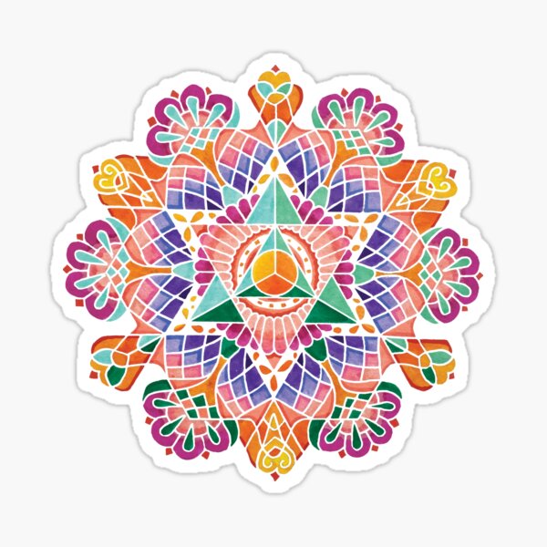 Soul star chakra mandala Sticker