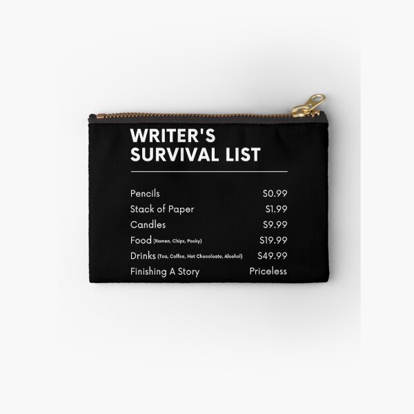 Item preview, Writer's Survival List designed and sold by TheKnightWriter.