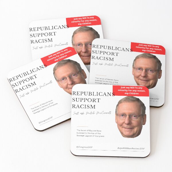 Item preview, Republicans who support racism designed and sold by NakedspoonMedia.