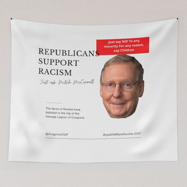 Item preview, Republicans who support racism designed and sold by NakedspoonMedia.