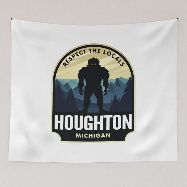 Item preview, Houghton Michigan Bigfoot Sasquatch designed and sold by HalpinDesign.