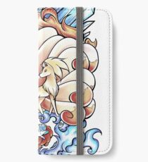 Eis und Feuer iPhone Flip-Case/Hülle/Klebefolie