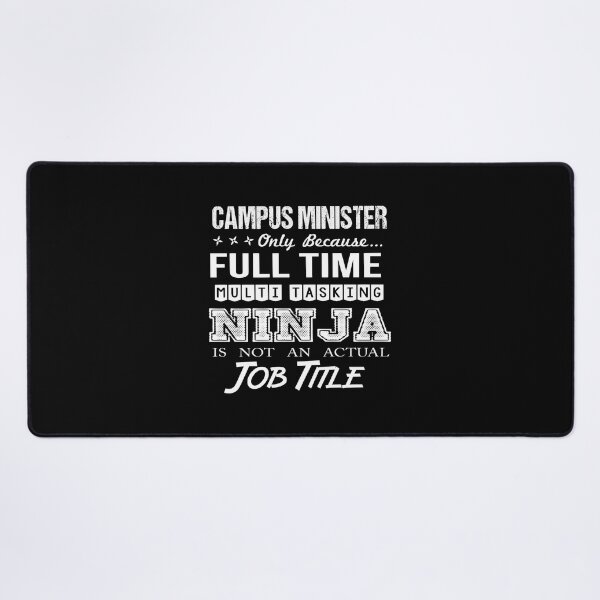 Item preview, Campus Minister T Shirt - Multitasking Ninja Job Gift Item Tee designed and sold by miraschroe.