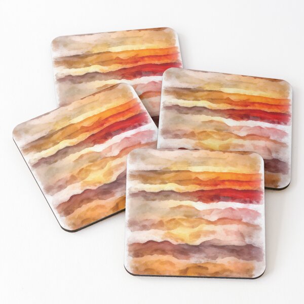 Item preview, Abstract Minimalist Art 19 Watercolor Stripes designed and sold by mhfoto.