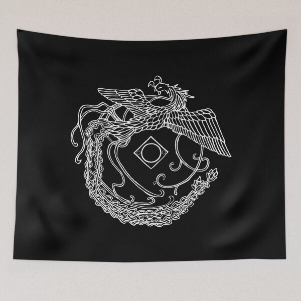 Item preview, Shenmue ~ (Phoenix Blanc sur Noir) . essentiel designed and sold by galeznwikins.