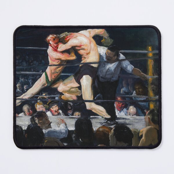 Item preview, Stag at Sharkey's painting in high resolution by George Wesley Bellows Boxing Art designed and sold by fizzypoptees.