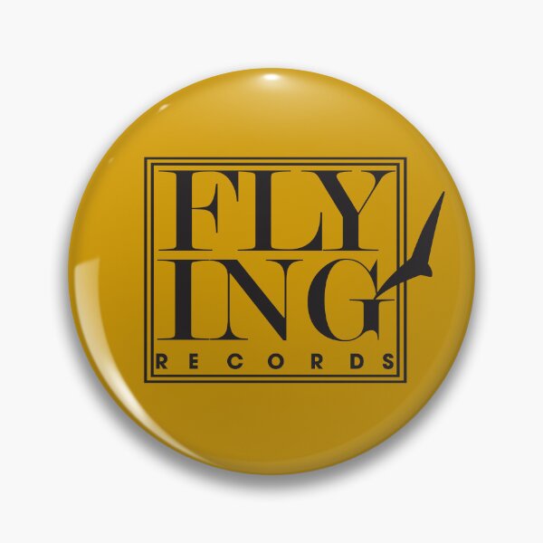 Artikelvorschau, Fliegende Rekorde (schwarzes Logo) entworfen und verkauft von Subliminal-Cuts.