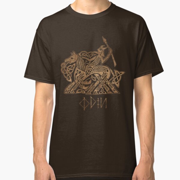 Odin Entering Valhalla on Sleipnir Classic T-Shirt