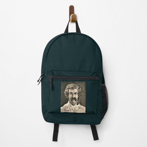 Item preview, Mark Twain Portrait with Signature designed and sold by Gordon-Store.