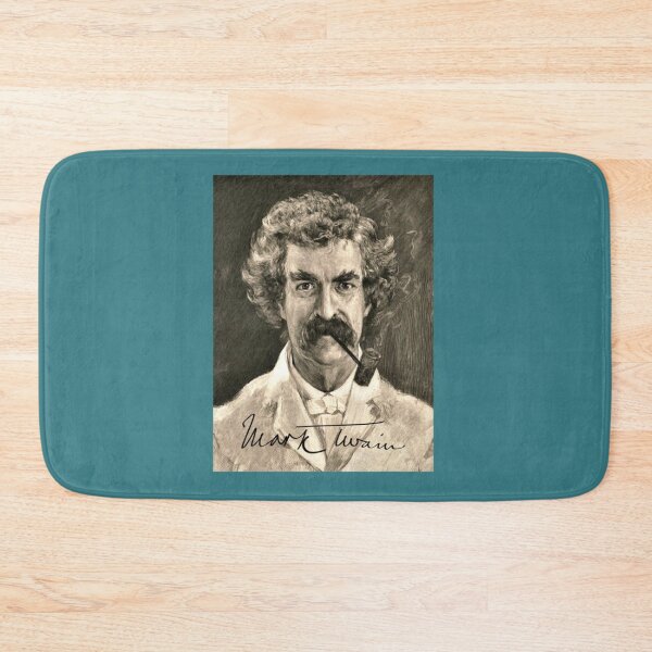 Item preview, Mark Twain Portrait with Signature   designed and sold by Gordon-Store.