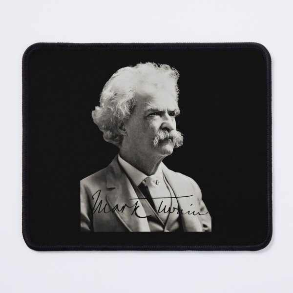 Item preview, Mark Twain, 1907 Portrait with Signature designed and sold by Gordon-Store.