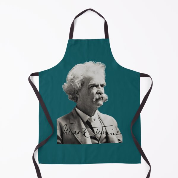 Artikelvorschau, Mark Twain, 1907 Porträt mit Unterschrift entworfen und verkauft von Gordon-Store.