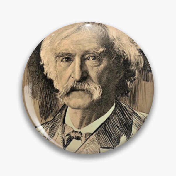 Artikelvorschau, Mark Twain, 1904 Porträt entworfen und verkauft von Gordon-Store.