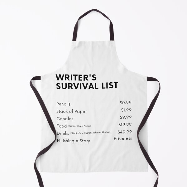 Item preview, Writer's Survival List - Black Text designed and sold by TheKnightWriter.