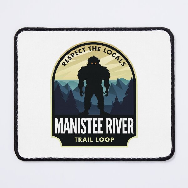 Item preview, Manistee River Michigan Bigfoot Sasquatch designed and sold by HalpinDesign.