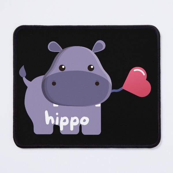 Item preview, Cute Hippo, Hippo Day, Hippopotamus, Hippo Valentine, Funny Hippo, I Love Hippos designed and sold by Airmilly Store.