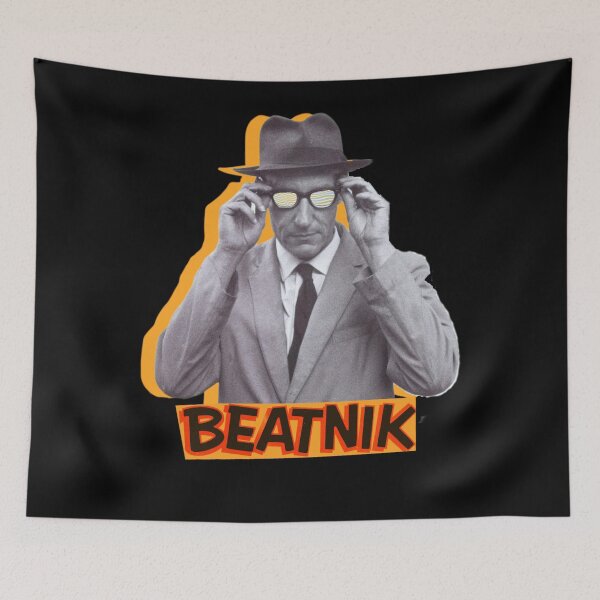 Item preview, Beatnik William S. Burroughs, Willow Days, Beatnik generation art designed and sold by avit1.