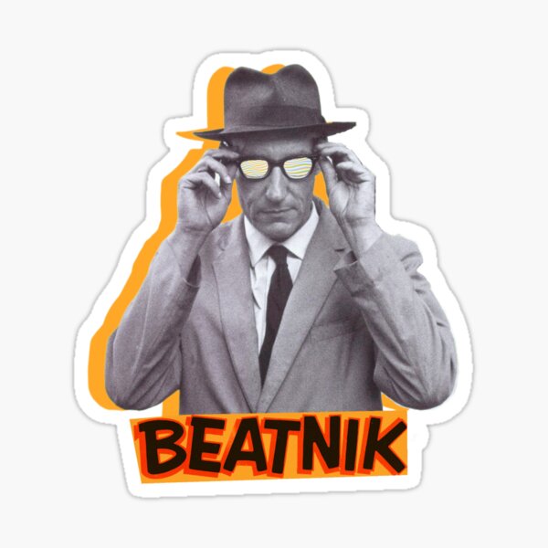 Item preview, Beatnik William S. Burroughs, Willow Days, Beatnik generation art designed and sold by avit1.