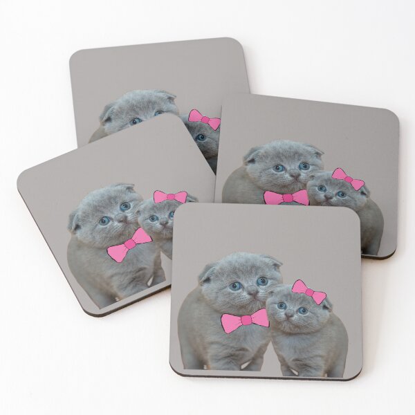 Item preview, Illustrate Pink Bow, Gift for Cute Cat Lovers and British Shorthair Cat designed and sold by DiensDesign.