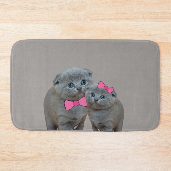 Item preview, Illustrate Pink Bow, Gift for Cute Cat Lovers and British Shorthair Cat designed and sold by DiensDesign.