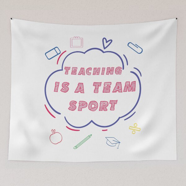 Item preview, Teaching Is A Team Sport designed and sold by artMechbal.