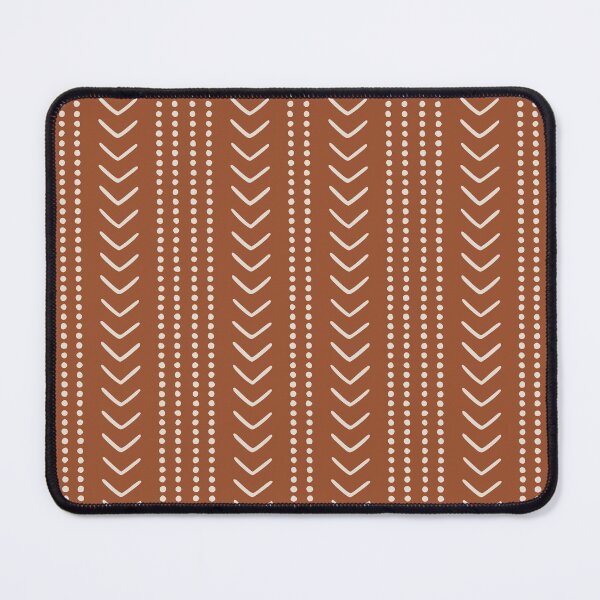 Artikelvorschau, Arrow and Spotted Mudcloth Pattern in Terracotta entworfen und verkauft von meggydesigns.