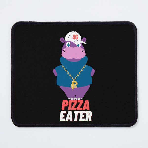 Item preview, Pizza Eater, Pizza Is My Everything, Pizzalover, Pizza Addicted, Hipster Hippo, Hipster, Hip Hop Hippopotamus designed and sold by Airmilly Store.