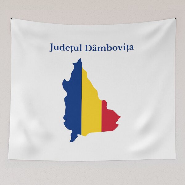 Item preview, Dambovita County Map Design, Romania. designed and sold by marosharaf.