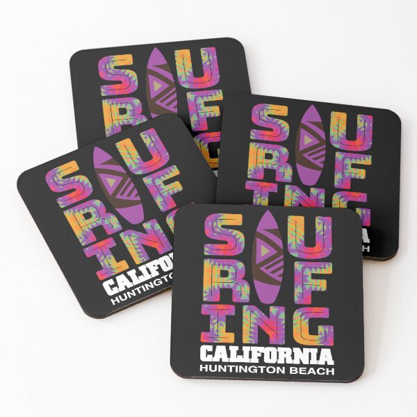 Item preview, Surfing Huntington Beach California Surf Cali Beach Bum designed and sold by CharJens.