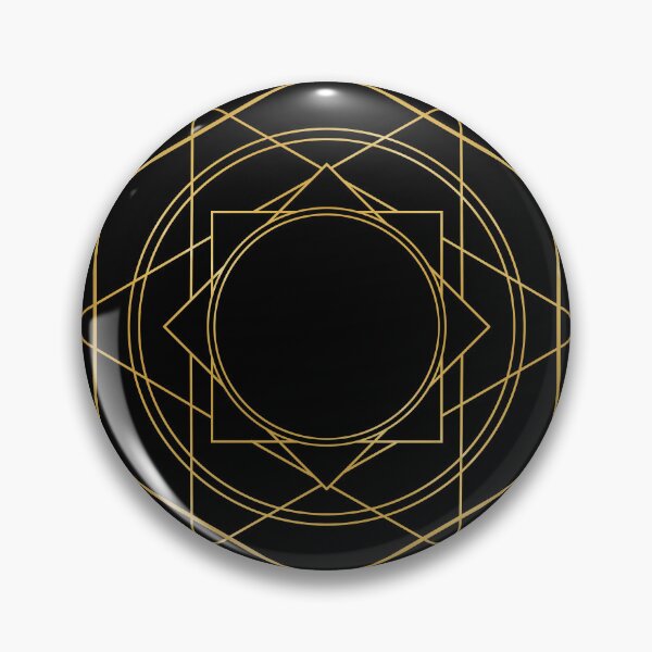 Item preview, Golden Hexagon Line Magic Circle designed and sold by Saanis.