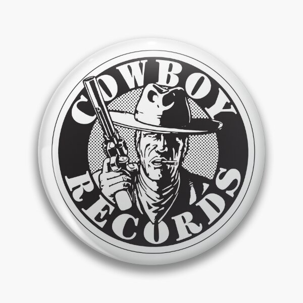 Item preview, Cowboy Records (Black and White Logo) designed and sold by Subliminal-Cuts.