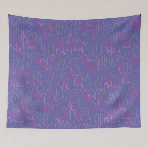 Item preview, Double line doodle designed and sold by tenkenryujin.
