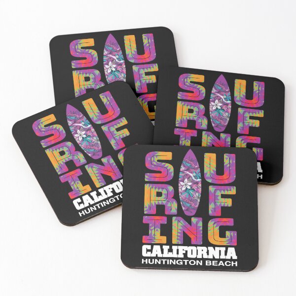 Item preview, Surfing Huntington Beach California Surf Cali Beach Bum designed and sold by CharJens.