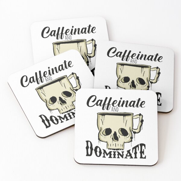 Item preview, Caffeinate and Dominate designed and sold by ColourMeFun.