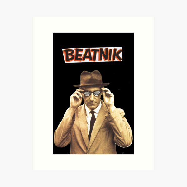 Item preview, Beatnik William S. Burroughs, Willow Days, Beatnik generation art designed and sold by avit1.