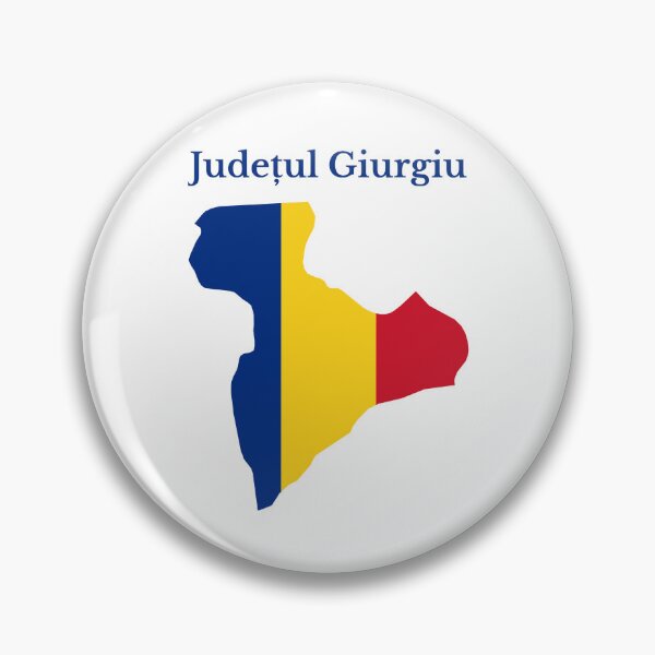 Item preview, Giurgiu County Map Design, Romania. designed and sold by marosharaf.