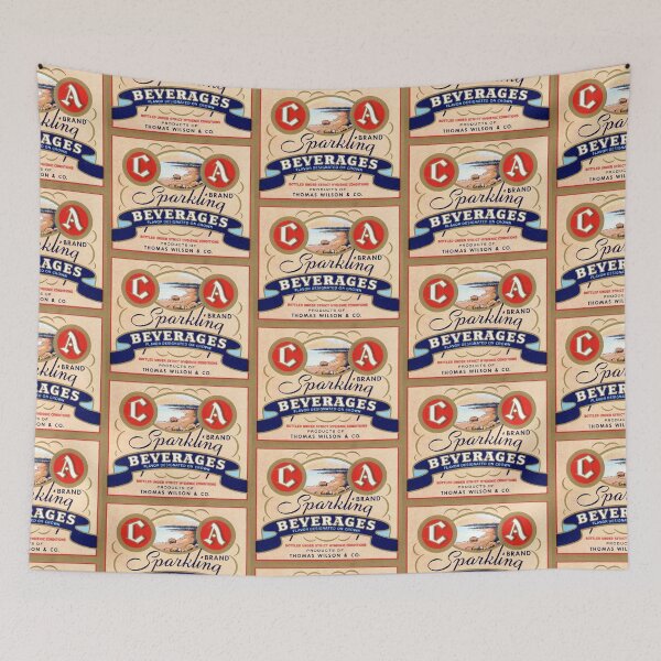 Item preview, Vintage CA Brand Sparkling Beverages Label designed and sold by MtWoodsonSales.