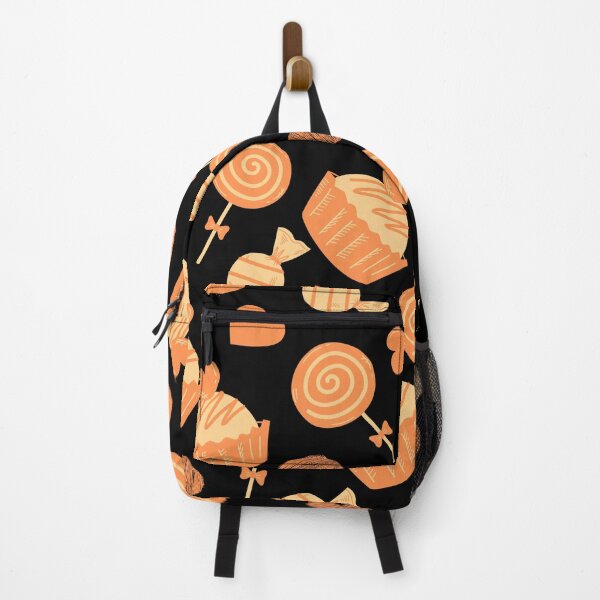 Item preview, Candy Fall - Candies, lollipops and cupcakes (yellow-black) designed and sold by Dorina Larsdotter.