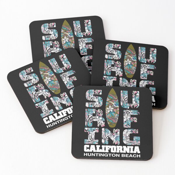 Item preview, Surfing Huntington Beach California Surf Cali Beach Bum designed and sold by CharJens.