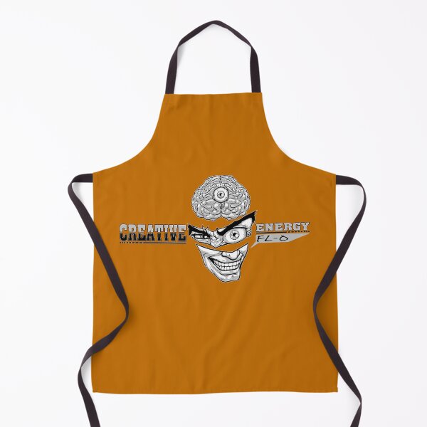 Item preview, WEIRDO - Creative Energy Flo - Face - Black and White - Dark Orange designed and sold by hector2ortega.