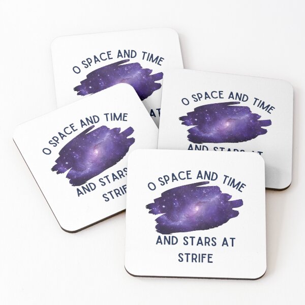 Item preview, O Space And Time And Stars At Strife t-shirt designed and sold by Dragsma ⭐⭐⭐⭐⭐.