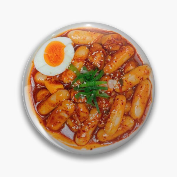 Item preview, Tteok-bokki Korean Spicy Stir Fried Rice Cakes with Numbers designed and sold by Cawaiico.
