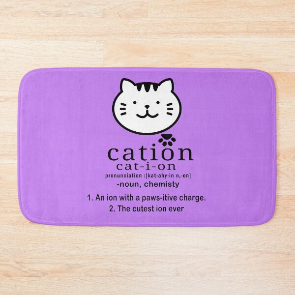Item preview, cat-ion, Cation is the cutest ion in chemistry designed and sold by Tiziza.