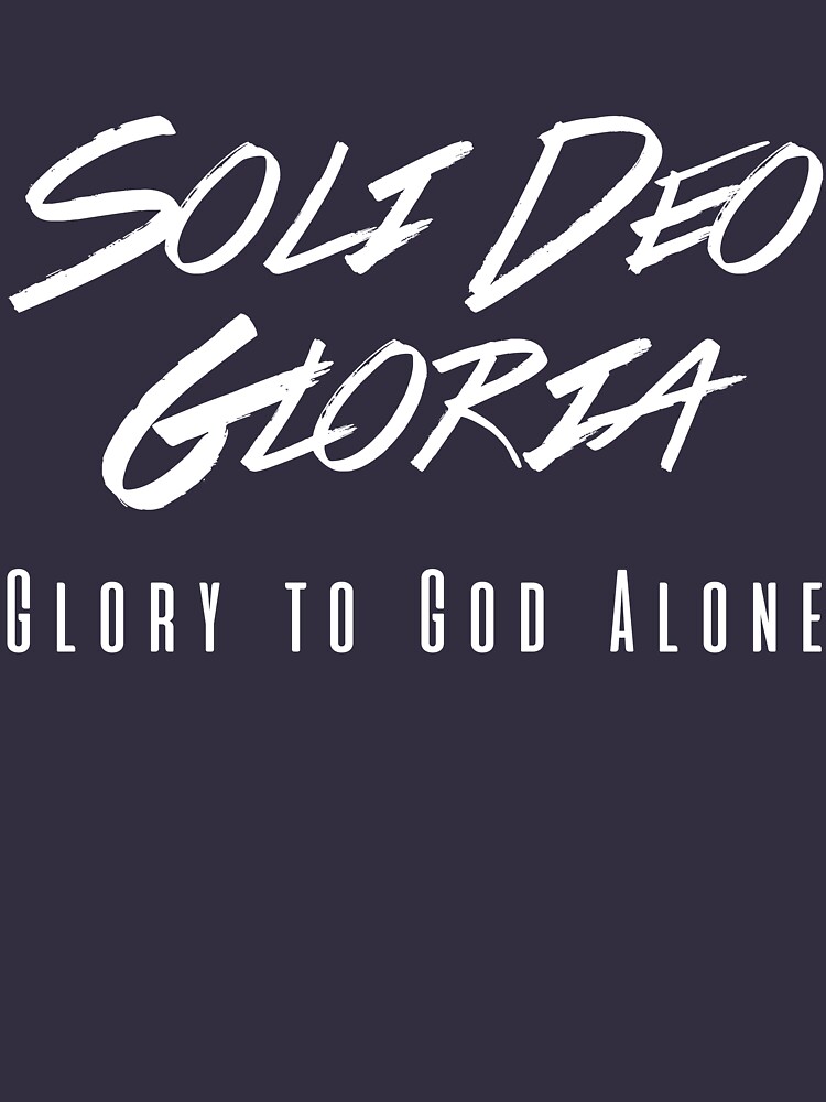 soli deo gloria tshirt