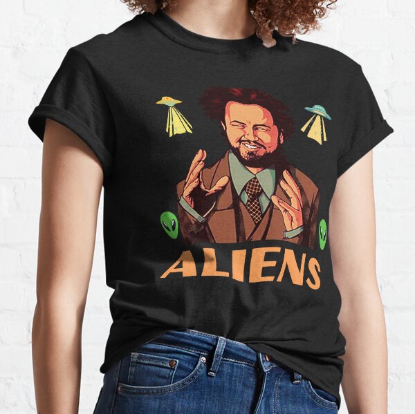 aliens meme Giorgio tsoukalos aliens -ancient aliens meme Classic T-Shirt