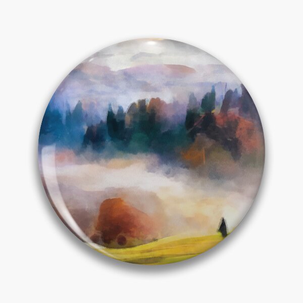 Item preview, The Observer 02 Watercolor Landscape designed and sold by mhfoto.