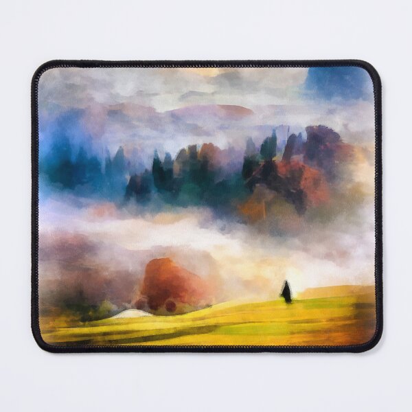 Item preview, The Observer 02 Watercolor Landscape designed and sold by mhfoto.