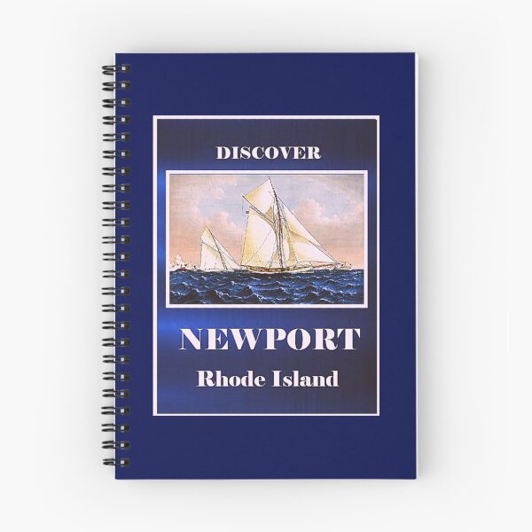 Artikelvorschau, Vintage Discover Newport, Rhode Island Lithographie Wandkunst 1 entworfen und verkauft von Gordon-Store.